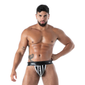 Jockstrap en latex SECOND SKIN Noir de TOF Paris