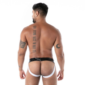 Jockstrap en latex SECOND SKIN Noir de TOF Paris