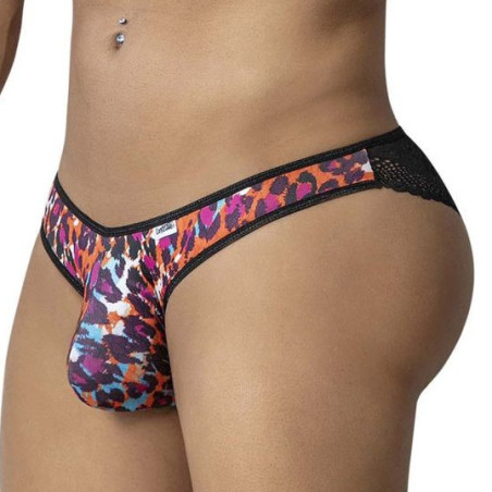 Slip sexy LEOLACEN Léopard Couleurs
