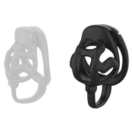 Cage de chasteté SPLITLOCK M 5 x 3.5 cm Noire