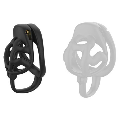 Cage de chasteté SPLITLOCK S 4 x 3.5 cm Noire