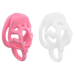 Cage de chasteté SPLITLOCK S 4 x 3.5 cm Rose
