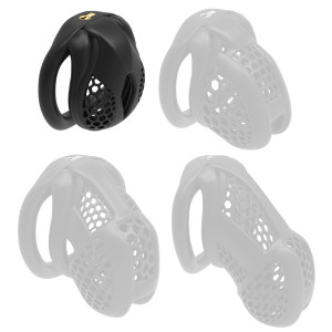 Cage de chasteté MAYAK Noire S de 3 x 3.3 cm