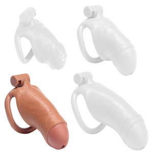 Cage de chasteté DICK Marron L 10.5 x 3.5cm