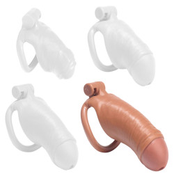 Cage de chasteté DICK XL Marron de 12.5 x 3.5 cm