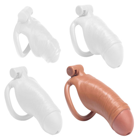 Cage de chasteté DICK XL Marron de 12.5 x 3.5 cm