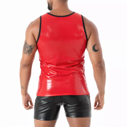 Débardeur en latex rouge SECOND SKIN de TOF Paris 2