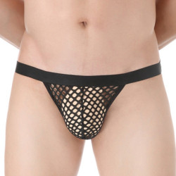 Jockstrap sexy CROSSNET Noir