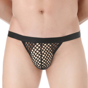 Jockstrap sexy CROSSNET Noir
