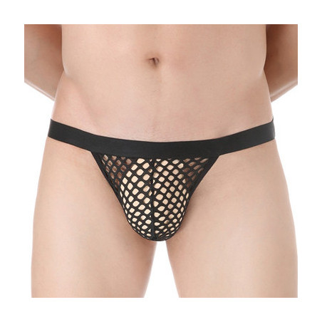 Jockstrap sexy CROSSNET Noir