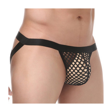 Jockstrap sexy CROSSNET Noir