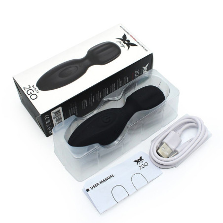 Mini Wand LUNIUS 11 cm Noir de SuckMeToys