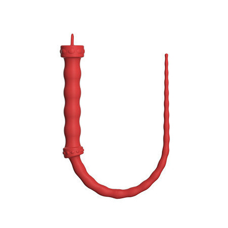 Fouet silicone VIPER WAVE 55cm Rouge