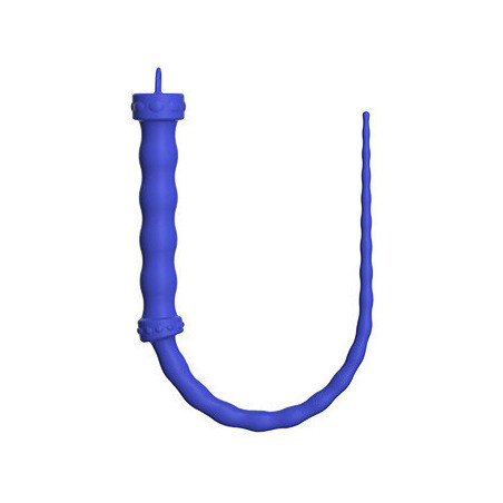 Fouet silicone VIPER WAVE 55cm Bleu