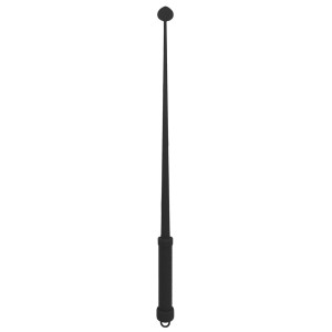 Fouet silicone DEVILTAIL 64cm Noir
