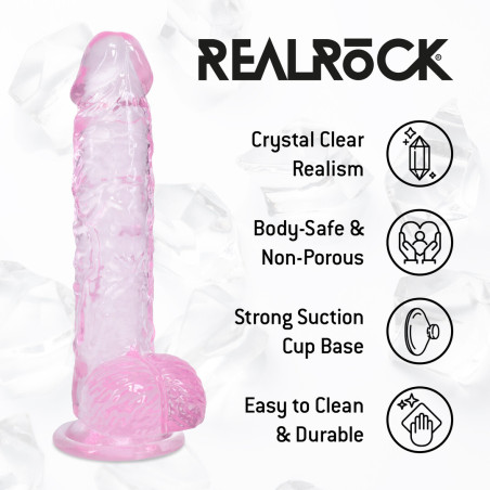 Gode CRYSTAL CLEAR Rose 11 x 2.7cm