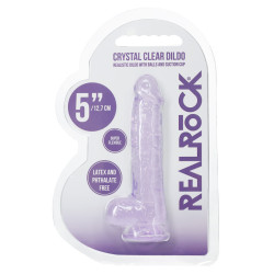 Gode CRYSTAL CLEAR Violet 11 x 2.7cm 2