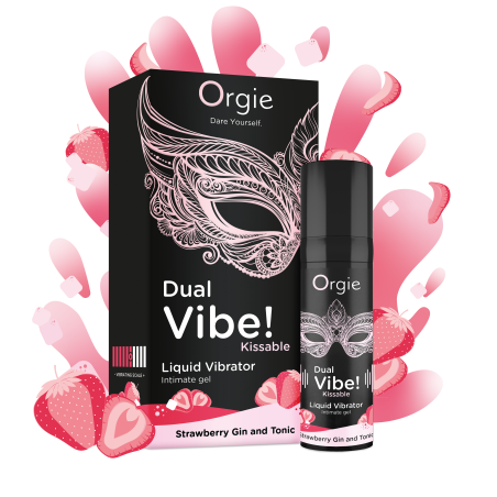 Gel Stimulant DUAL VIBE STRAWBERRY GIN TONIC 15ml