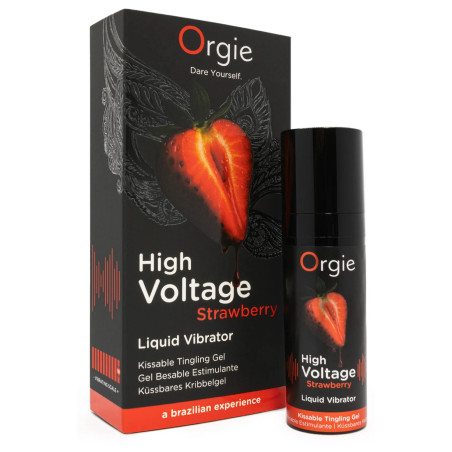 Gel vibrant HIGH VOLTAGE Fraise 15ml