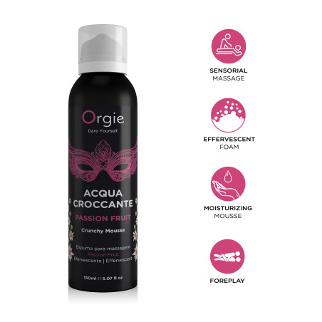 Mousse de massage Fruit de la Passion ACQUA CROCCANTE 150ml