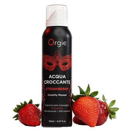 Mousse de massage Fraise ACQUA CROCCANTE 150 mL