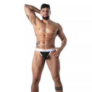 Jockstrap PRIDE JOYFUL Noir de TOF Paris