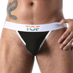 Jockstrap PRIDE JOYFUL Noir de TOF Paris