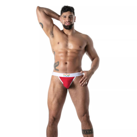 Jockstrap rouge PRIDE JOYFUL de TOF Paris