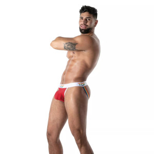 Jockstrap rouge PRIDE JOYFUL de TOF Paris