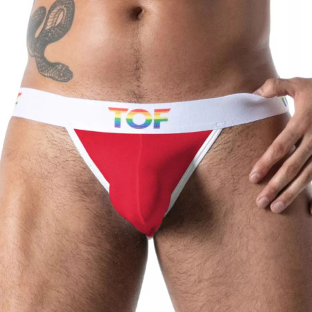 Jockstrap rouge PRIDE JOYFUL de TOF Paris