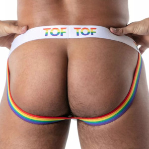 Jockstrap Orange PRIDE JOYFUL de TOF Paris
