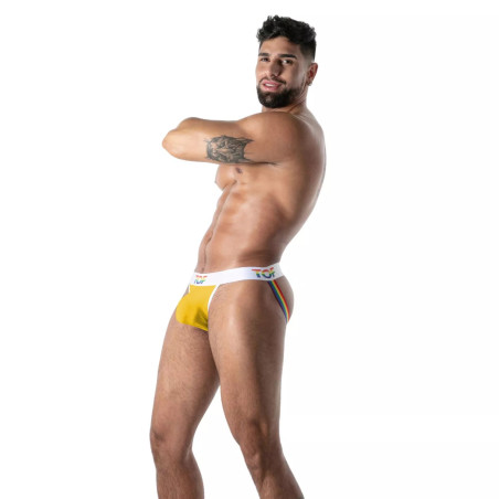 Jockstrap PRIDE JOYFUL Jaune de TOF Paris