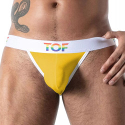 Jockstrap PRIDE JOYFUL Jaune de TOF Paris