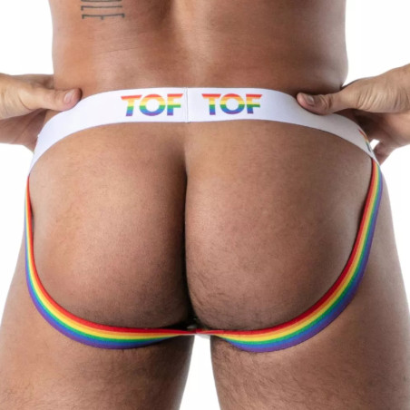 Jockstrap PRIDE JOYFUL Jaune de TOF Paris
