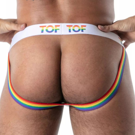 Jockstrap rose PRIDE JOYFUL de TOF Paris