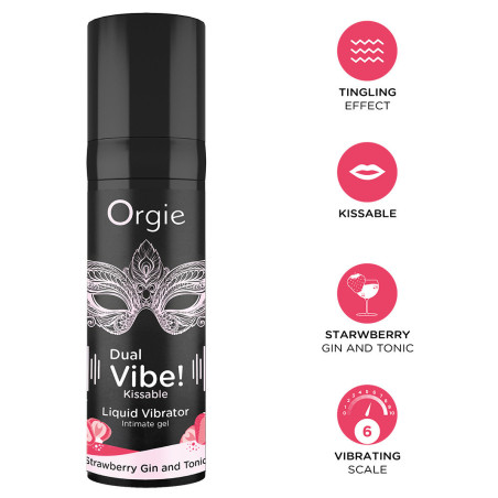 Coffret Bullet vibrant + Gel stimulant DUAL VIBE! BULLET