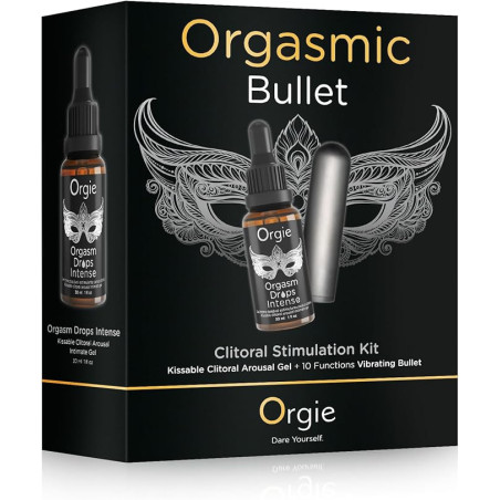 Coffret Bullet vibrant + Gel stimulant clitoris ORGASMIC BULLET