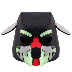Masque Puppy WOLF GANG Noir-Vert de Kinky Puppy