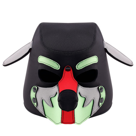 Masque Puppy WOLF GANG Noir-Vert de Kinky Puppy