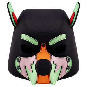 Masque Puppy WOLF GANG Noir-Orange de Kinky Puppy