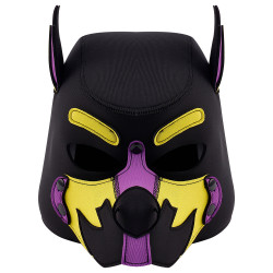 Masque Puppy WOLF GANG Noir-Jaune-Violet de Kinky Puppy 2