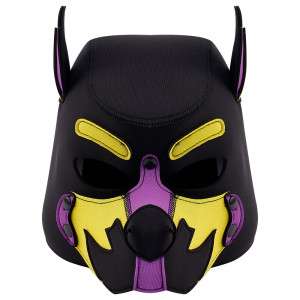 Masque Puppy WOLF GANG Noir-Jaune-Violet de Kinky Puppy