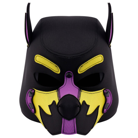 Masque Puppy WOLF GANG Noir-Jaune-Violet de Kinky Puppy