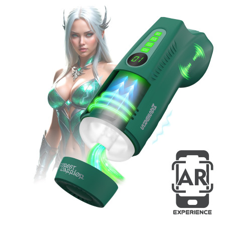 Masturbateur Réalité augmentée AYLA Forest Warrior Vert