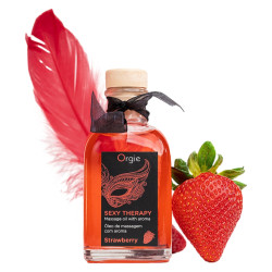Huile de massage Embrassable SEXY THERAPY Fraise 100ml