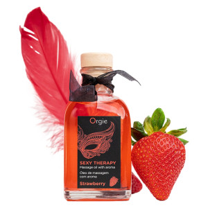 Huile de massage Embrassable SEXY THERAPY Fraise 100ml