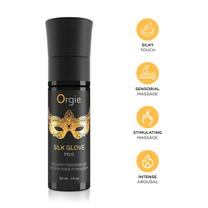 Gel de massage + collier de perles LUST MASSAGE 30ml
