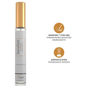 Eau de Toilette Pheromone pour Femme SENSFEEL Orgie 10ml Voyage