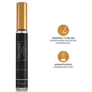 Eau de Toilette Phéromones SENSFEEL FOR MAN 10ml Noir