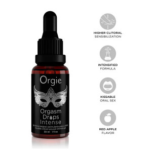 Gel Stimulant pour Clitoris ORGASM DROPS INTENSE 30 ml